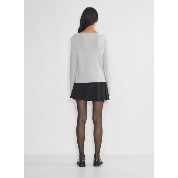 Sunday Best Organic Cotton Cashmere Blend Layered Sweater Shirt Size M - Picture 6 of 12